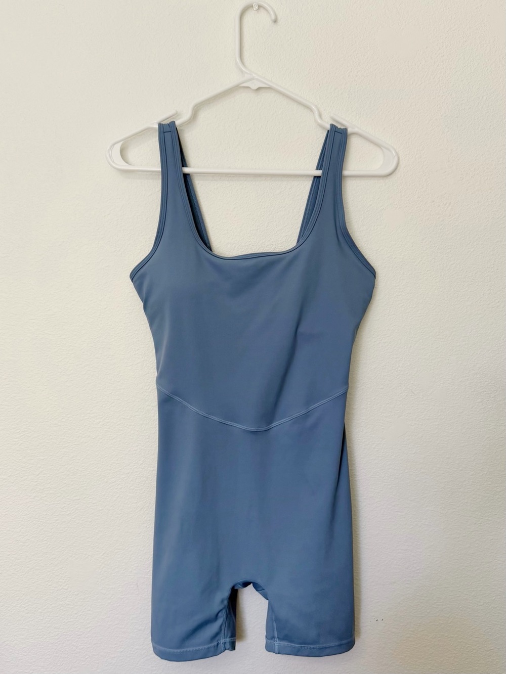 Blue athletic one piece